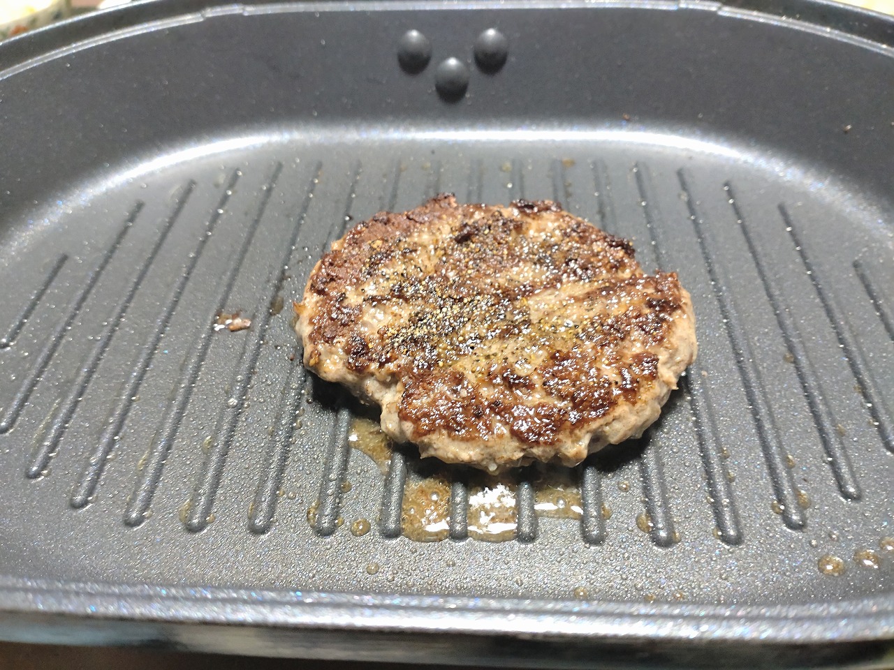 オカコンミート　実物　焼いたもの