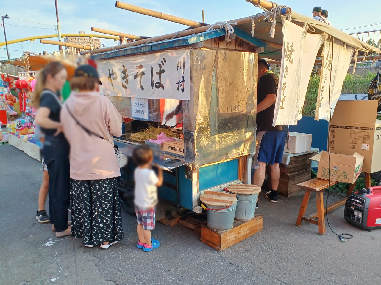 諏訪神社やきそば川村