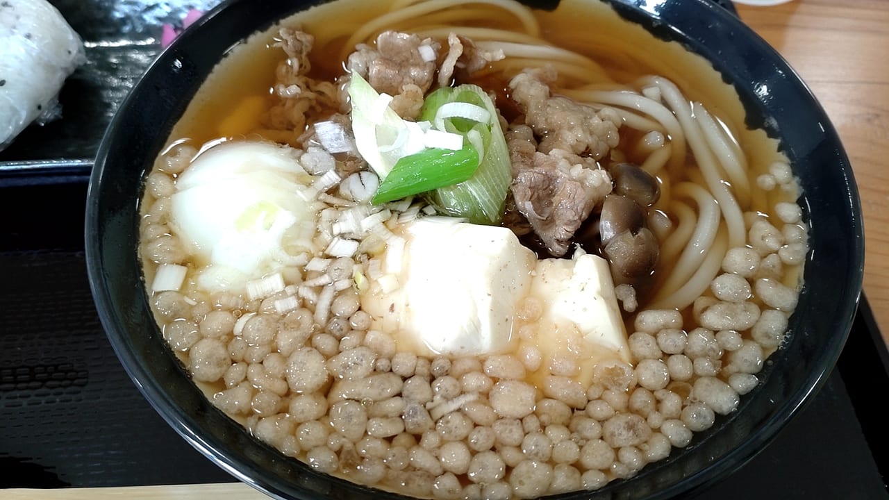 竹令庵　うどん　すき焼き風