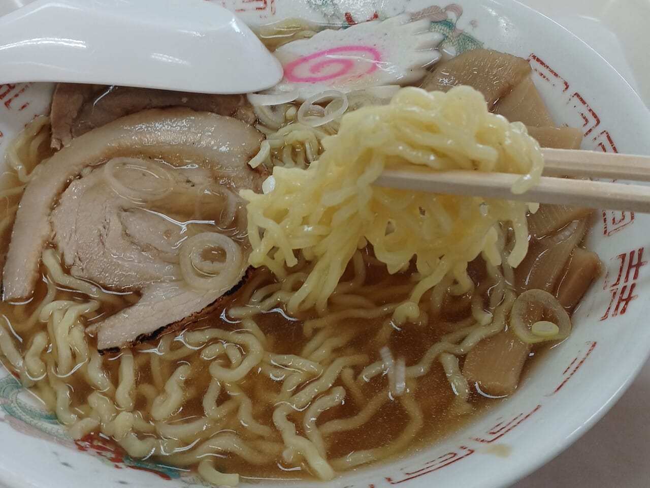 センチュリー煮干しラーメンの麺