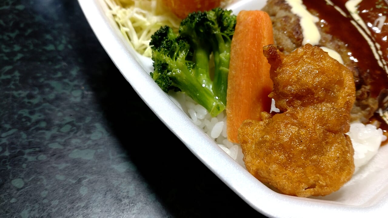 月はじめ市　限定弁当　おかず