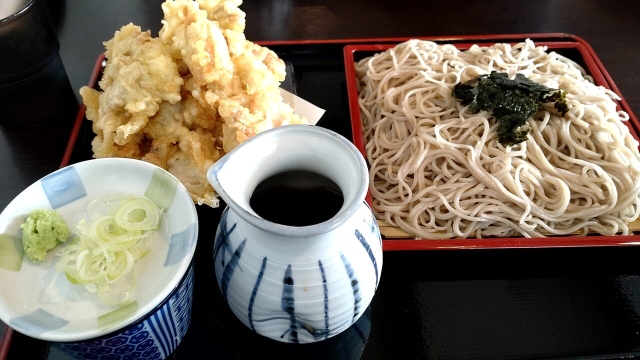 手打ち蕎麦　寧　鶏天ざる蕎麦