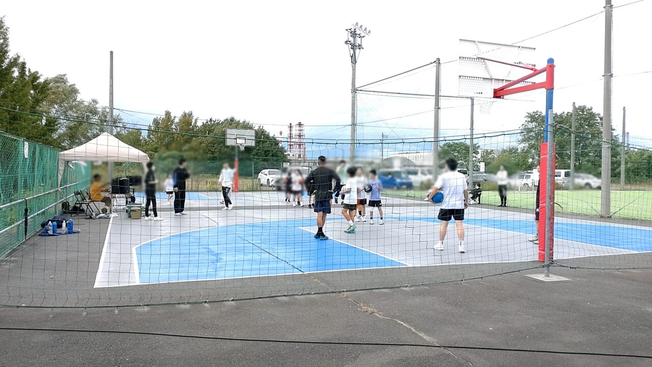 バスケットコート　イベント　佐々木商会