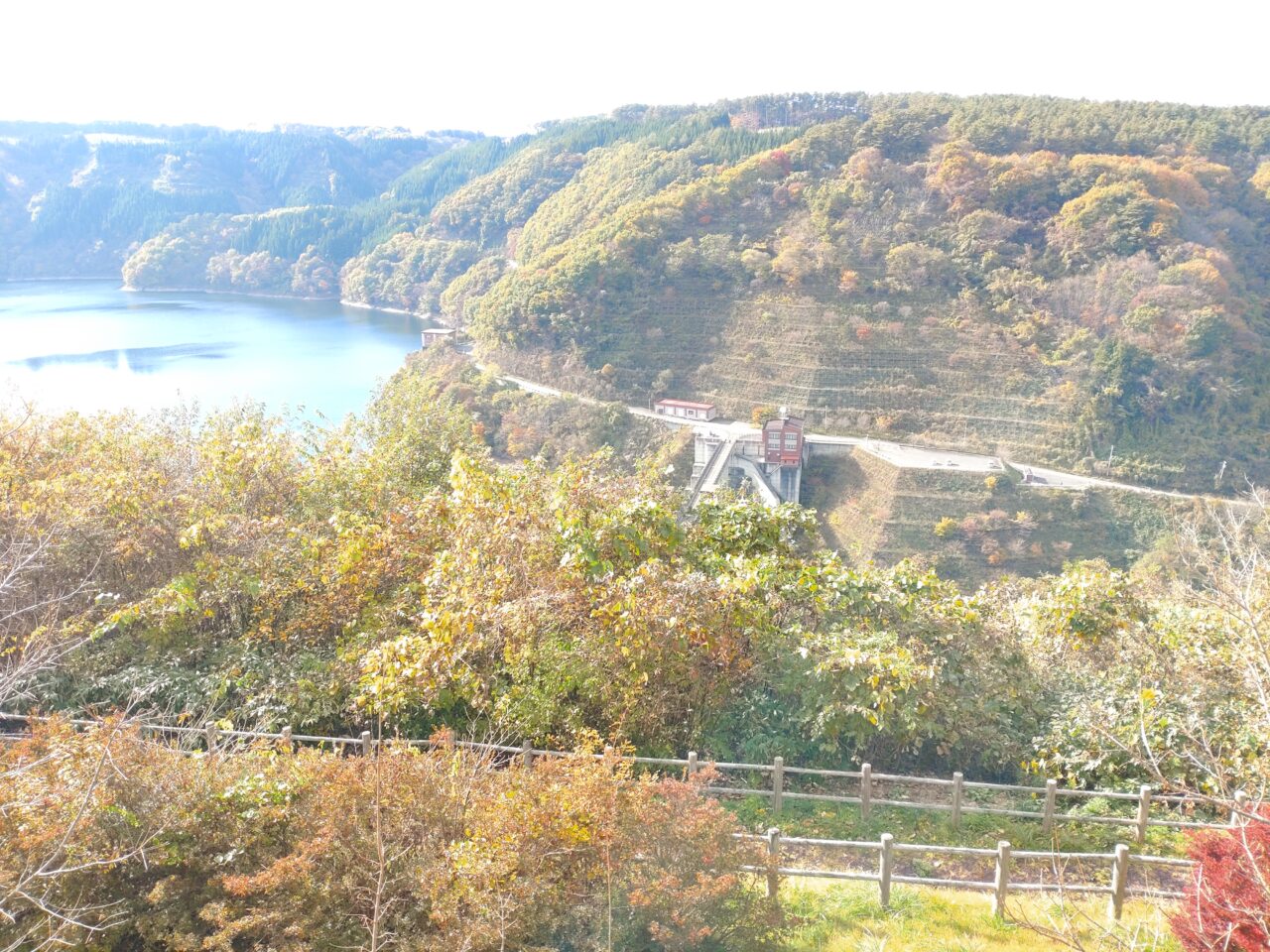 世増右岸　桟橋上空　情景