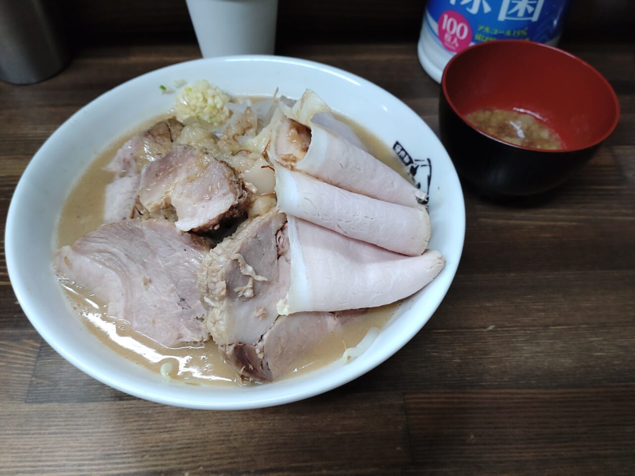 極肉麺たいし　極肉麺　つけ油