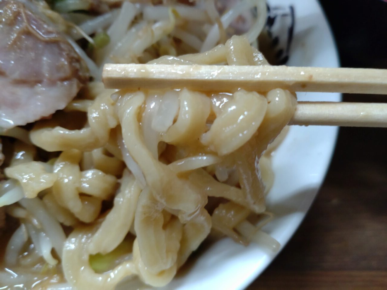 極肉麺たいし　極肉麺　ワシワシ麺