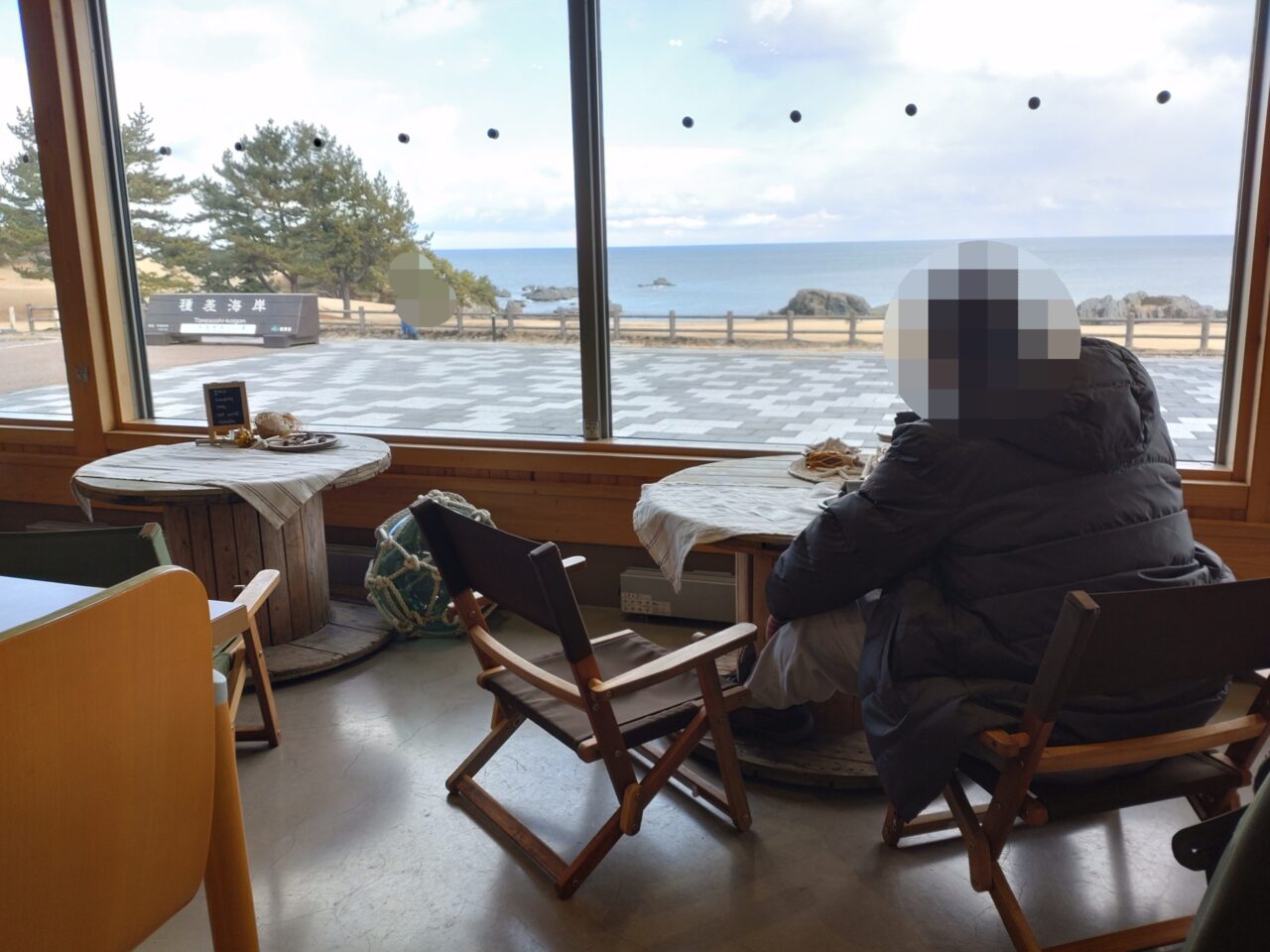 海カフェたねさし　種差海岸　景色