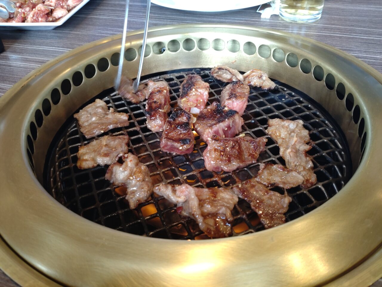 一心亭　焼肉　カルビ