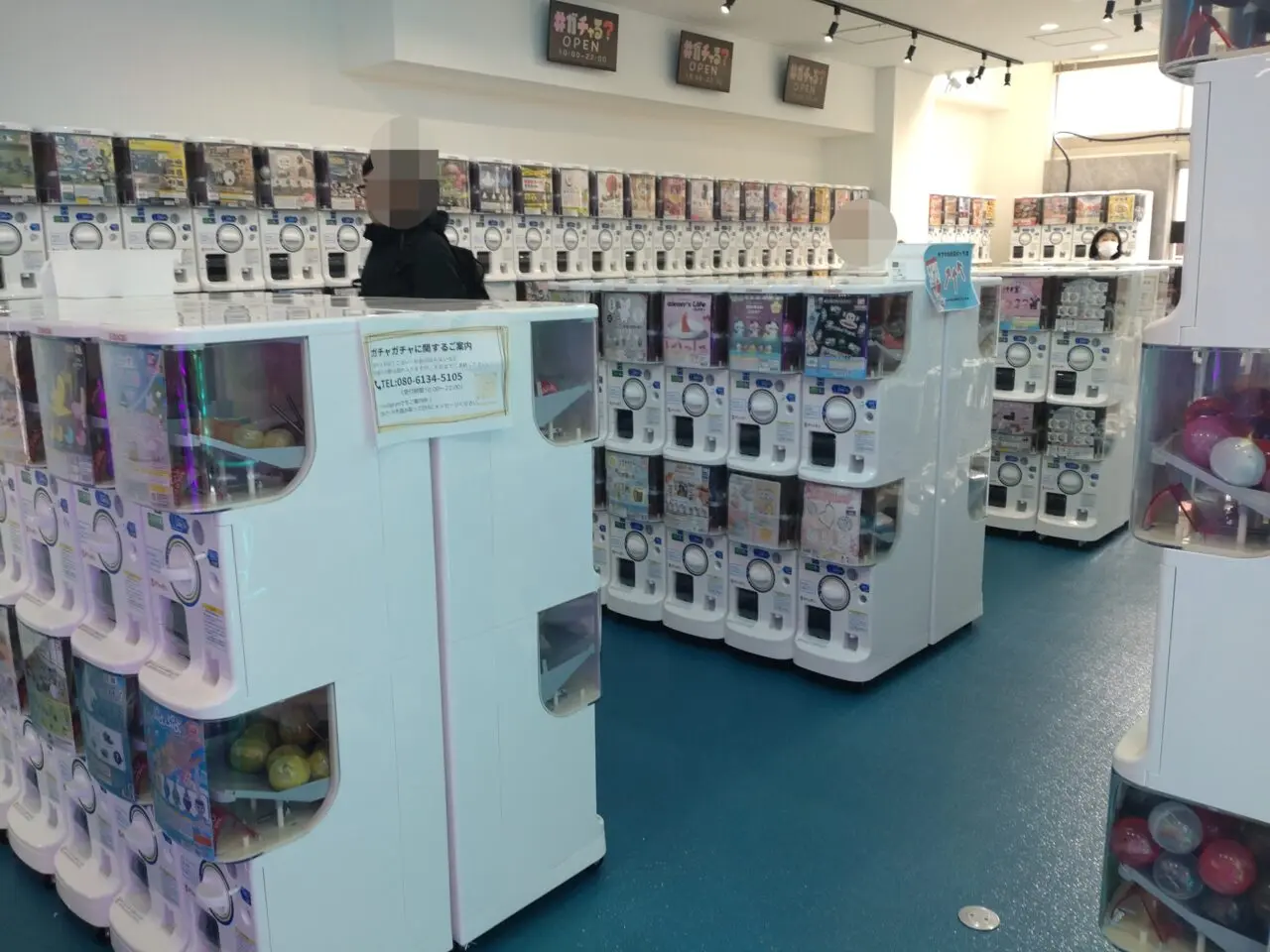 ガチャる？　店内　内装