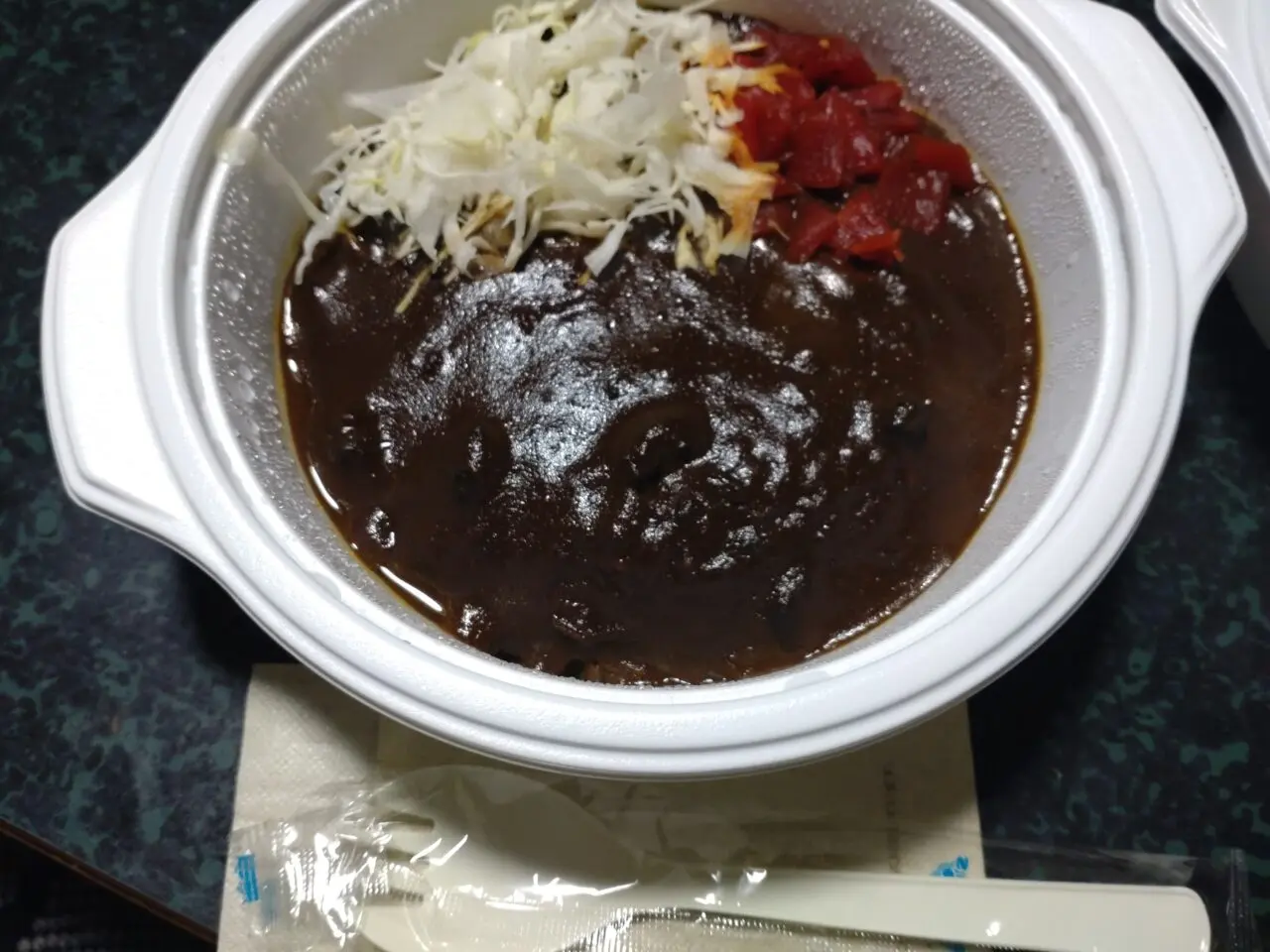 ゴーゴーカレー　看板メニュー　実物