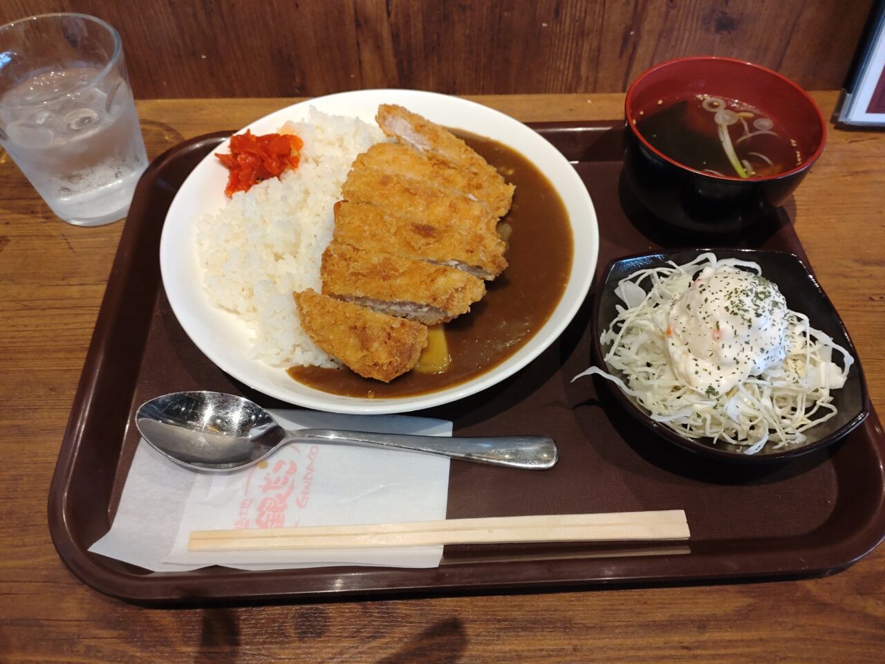 銀だこハイボール　ランチメニュー　カツカレー