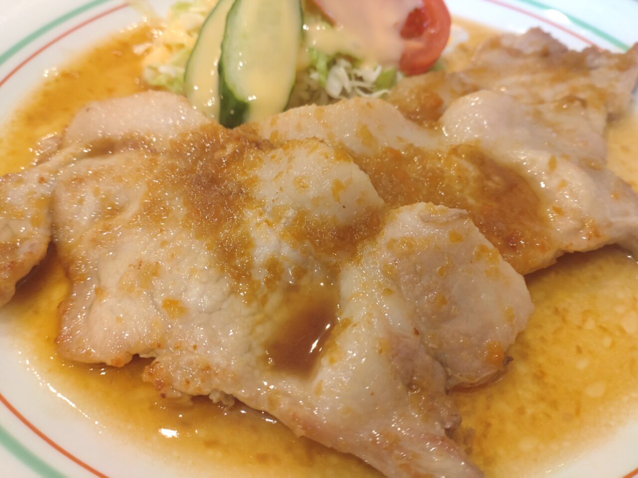ちゃっぴい　Cランチ　生姜焼き