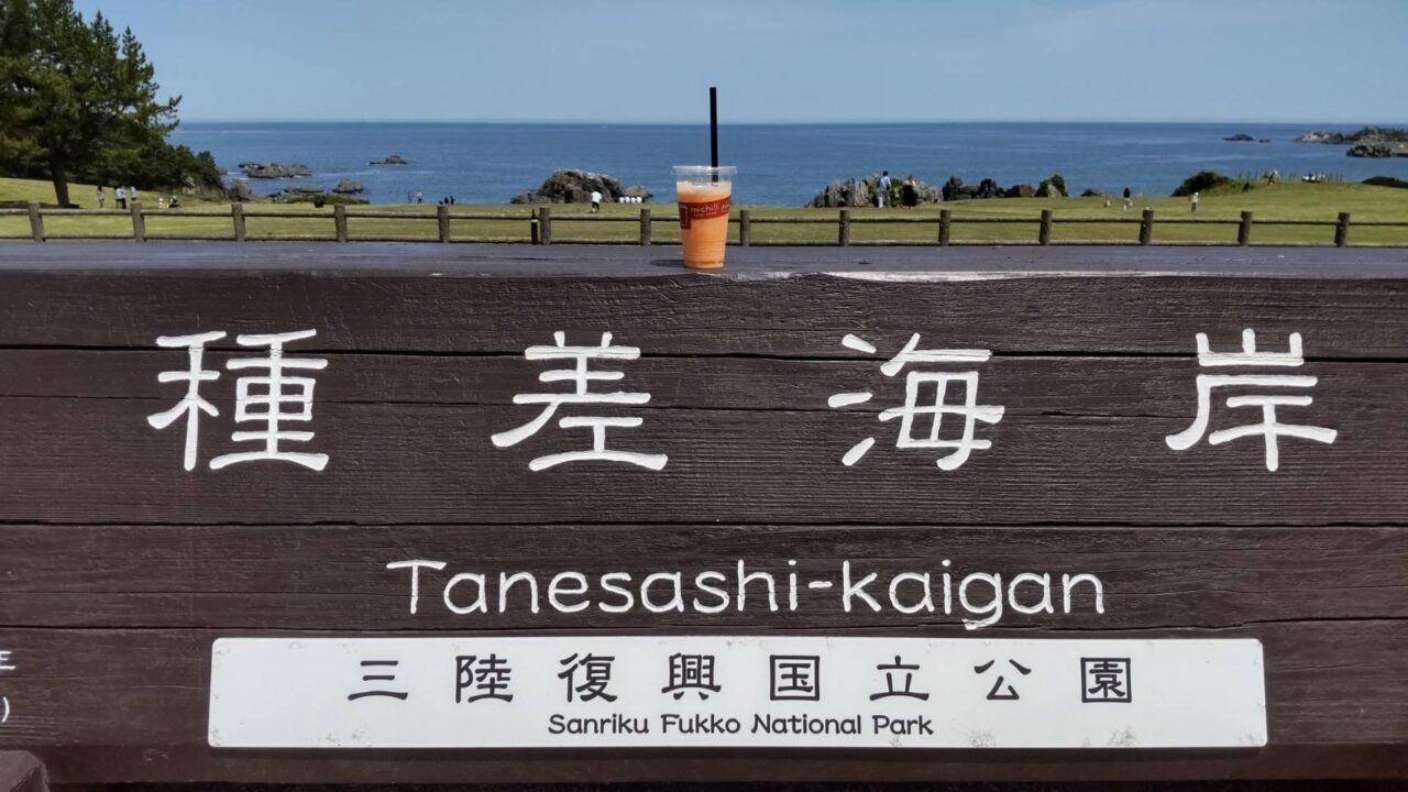 種差海岸　スムージー　景色