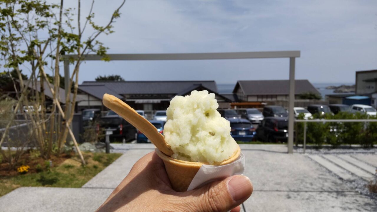 ミチル種差　ジェラート　レモンバジル