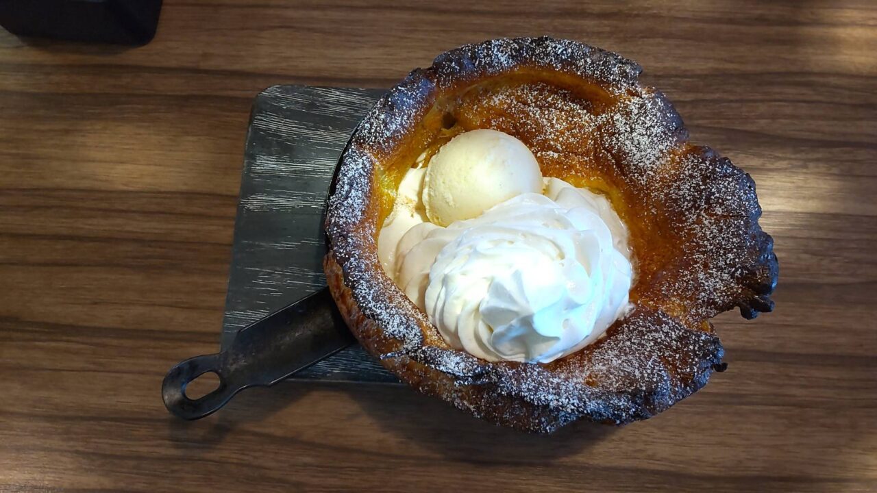 バンサン珈琲　パンケーキ　実物