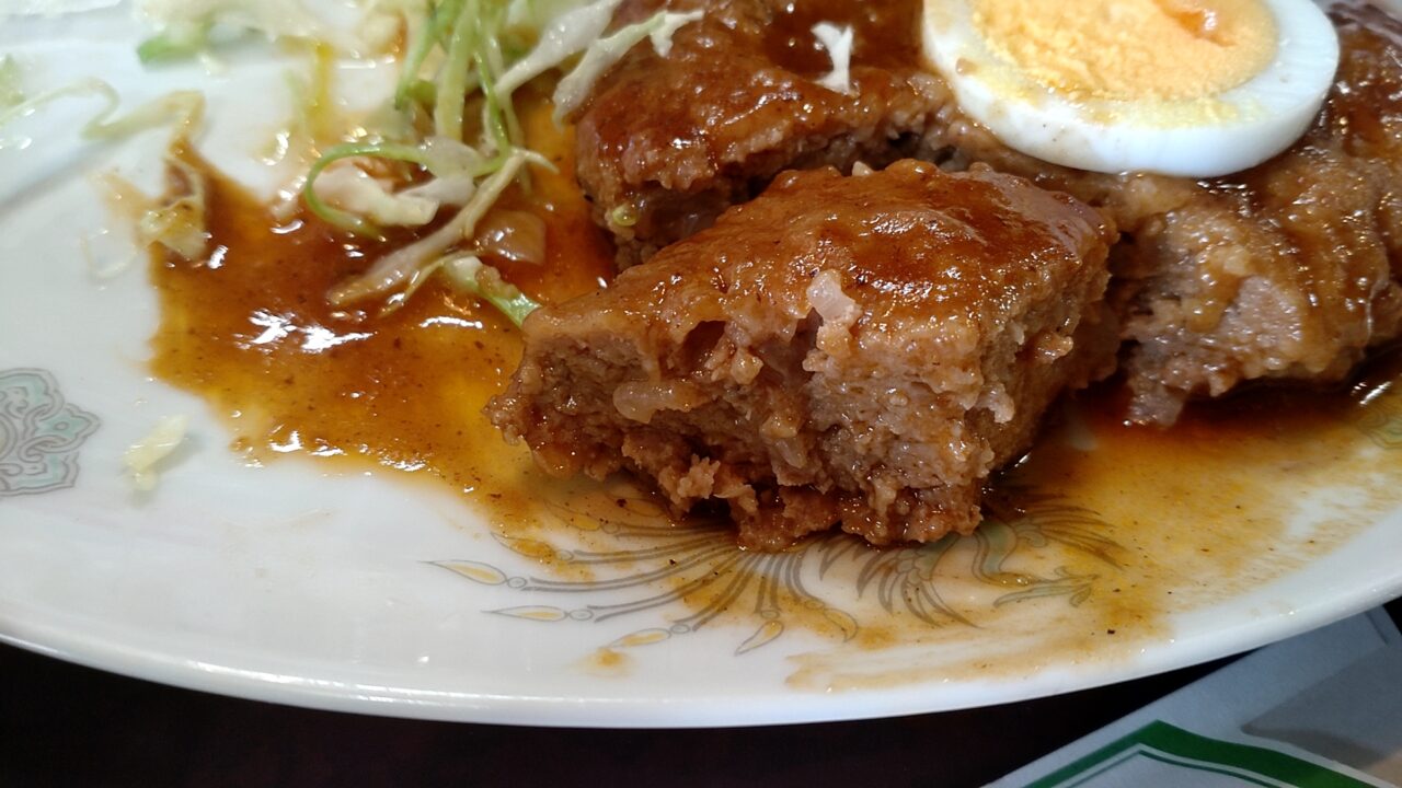 和風グリル飛鳥　ハンバーグ　一口分
